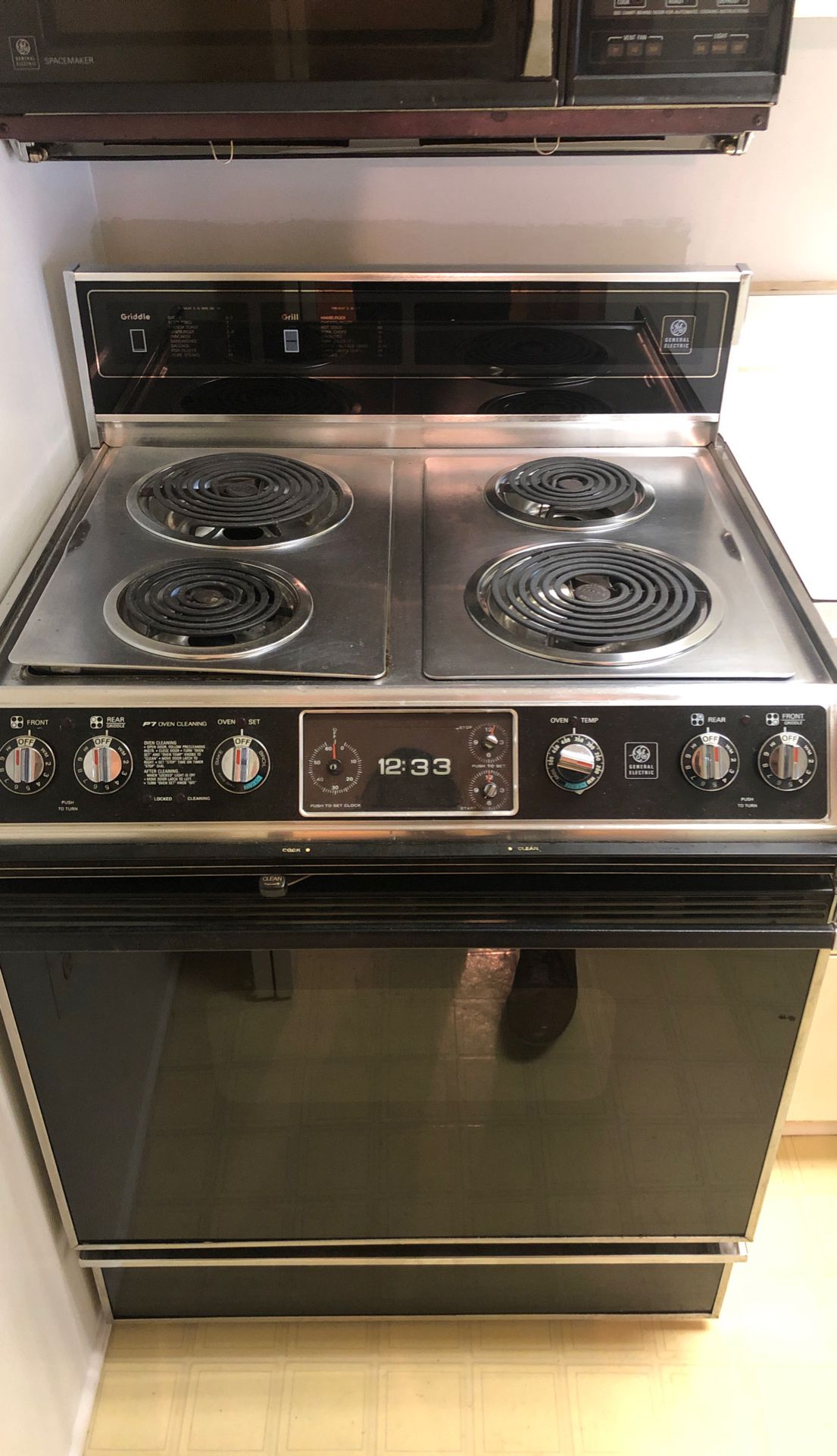 GE appliances must sell - microwave, electric stovetop and Range
