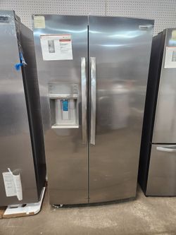 Frigidaire Gallery Stainless Side By Side Fridge New Scratch And Dent