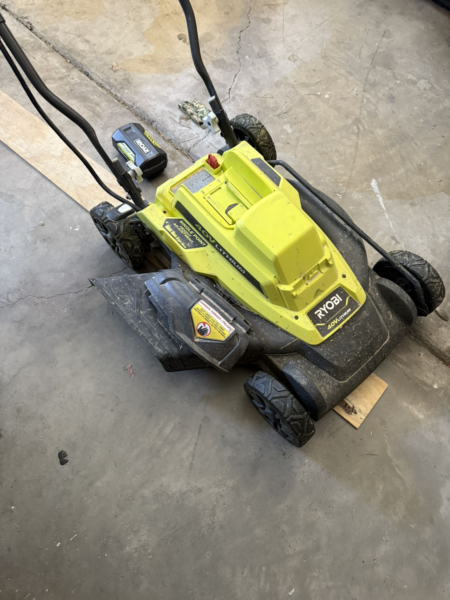 Ryobi Electric Lawn Mower, Without Battery