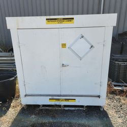 JustRite Outdoor Storage Cabinet 69" H x 65" W x 60" D