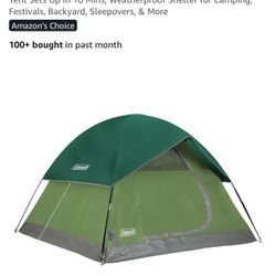 Coleman Sundome Camping Tent 4 Person