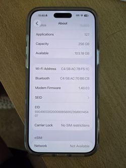 iPhone 17 Pro Max 256GB like new