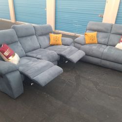 Modern Couch And Loveseat, Very Nice, It Can Be Recliner 