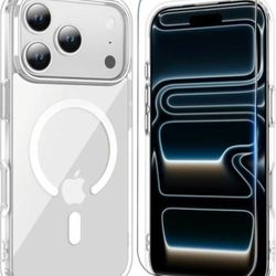 iPhon 17 Pro Max Case Clear with Screen Protector