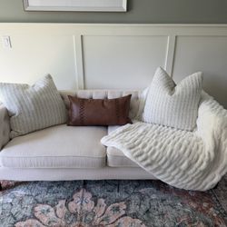 Beautiful MCM Cream Sofa Used For Staging 