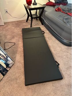 Black Exercise Mat - 2 inches thick!