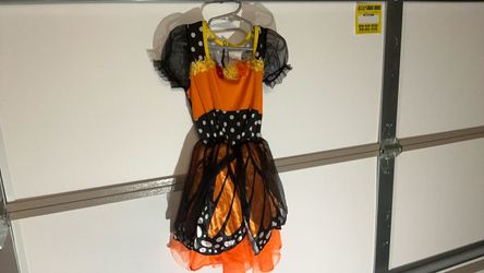 Girls Monarch Butterfly Halloween Costume Dress