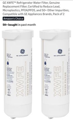 GE XWFE Genuine Refrigerator Water Filter 2-Pack Filters - Brand New