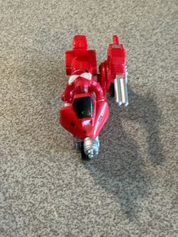 Mighty Morphin Power Rangers MMPR Micro Machines Red Ranger Battle Bike Figure