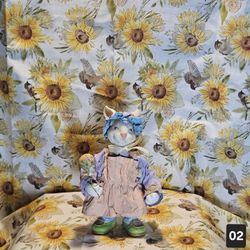 Vintage Resin(?) & Paper Mâché Easter Bunny Figurine