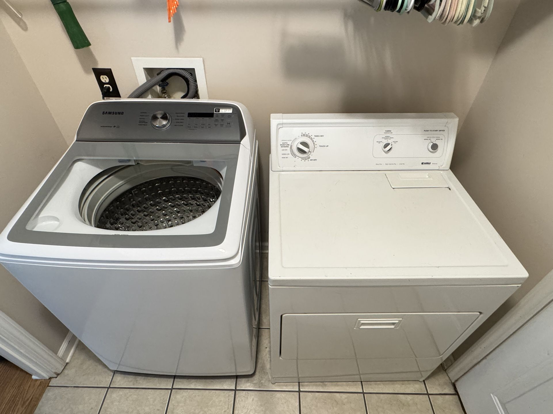 Samsung Washer & Kenmore Dryer