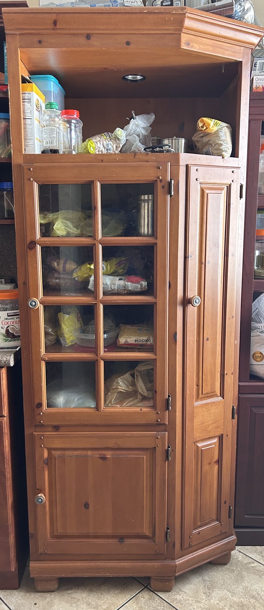 shelf Organizer With Glass Door