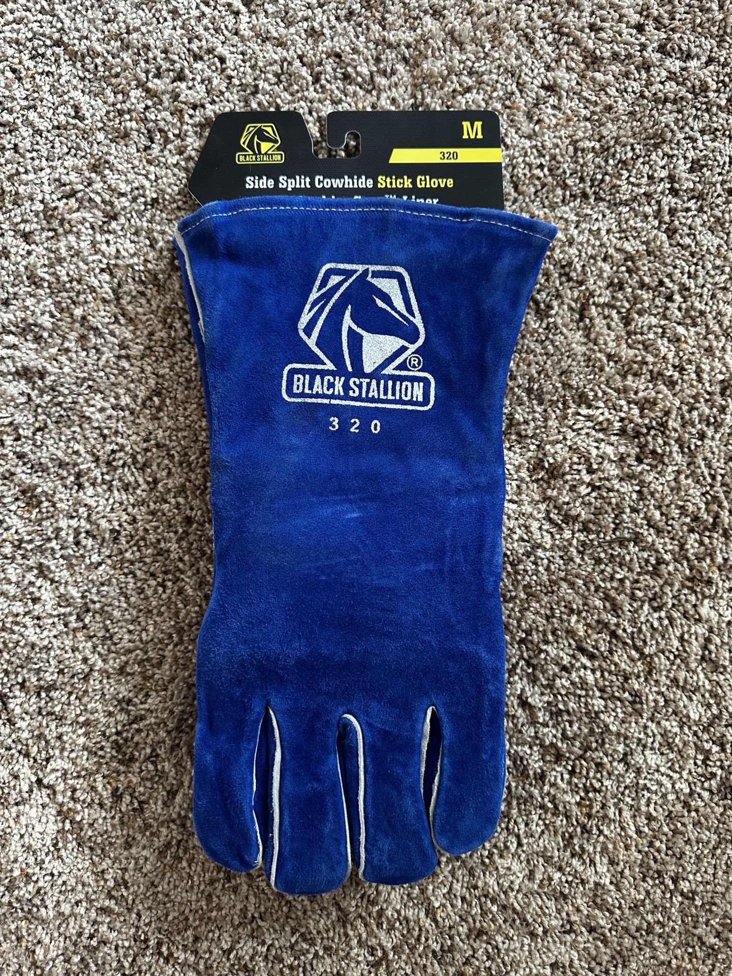 Medium Black Stallion Welding Gloves