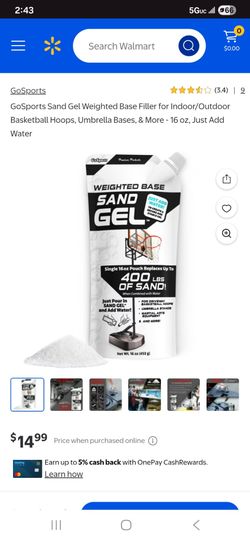 Sandgel weighted base