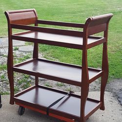 Wooden Baby Changing Table 