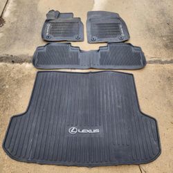 LEXUS OEM FACTORY ALL WEATHER FLOOR MAT LINER SET 2016-2022 RX350 & RX450H BLACK