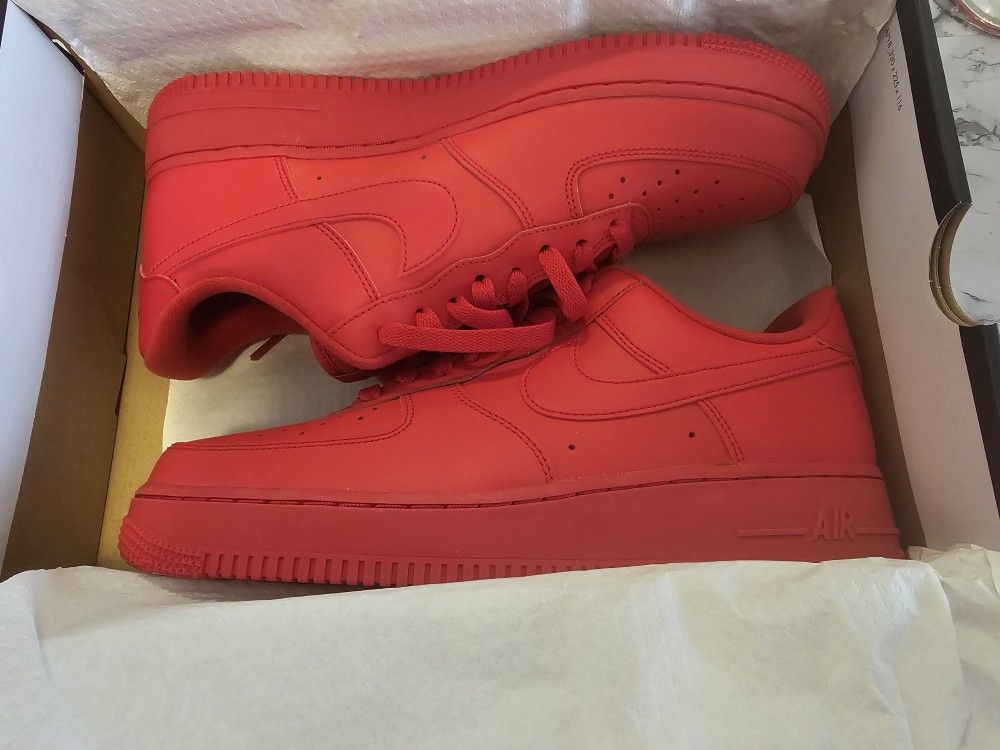 BRAND NEW Nike Air Force 1 LV8 All Red - Size 9 Men's / 10.5 Women's PICK UP ONLY