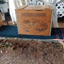 Southern Comfort Wooden Crate