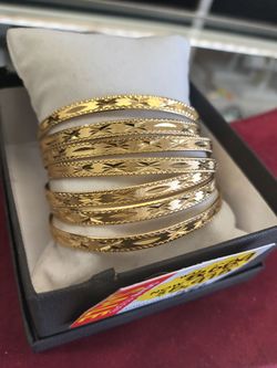 14k solid gold 7days bracelet regular price $8089 sale price $5,975