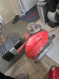 Milwaukee 14-inch abrasive cut-off chop saw designed for cutting metal