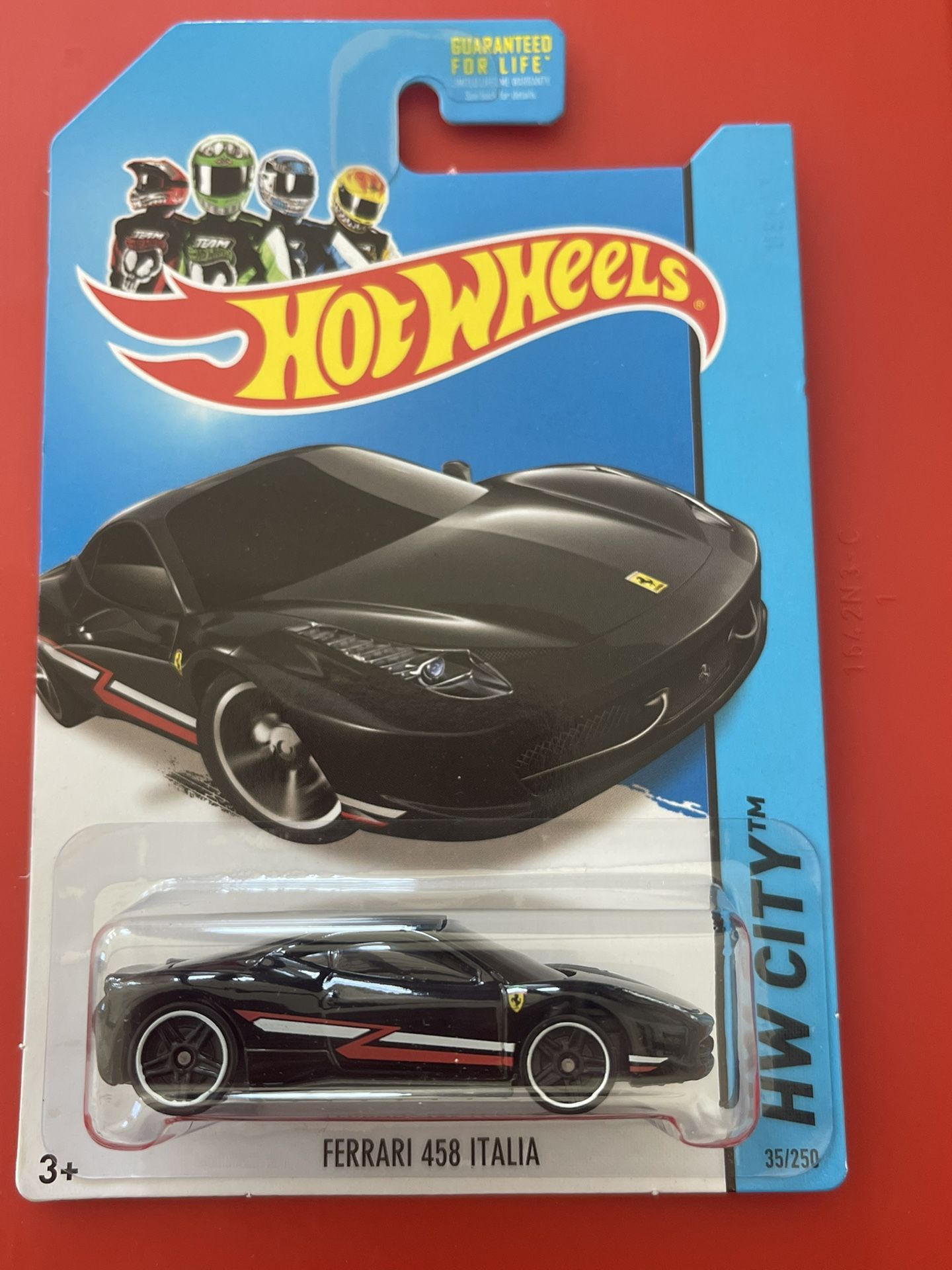 Ferrari 458 Italia Hotwheels 2014 (Black)
