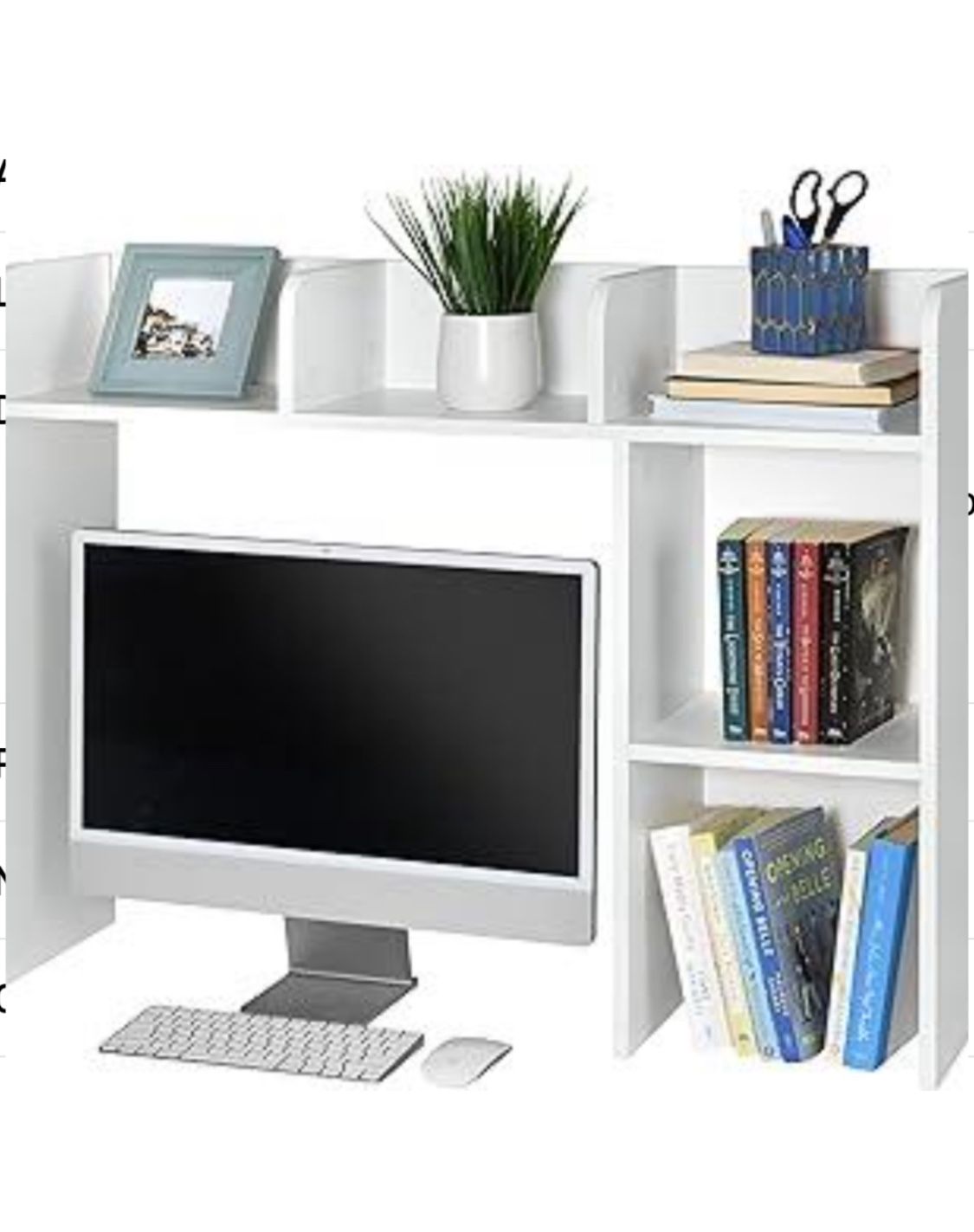  the Store 4.3 *1 * (364) Tangkula Desktop Bookshelf, Countertop Storage Hutch with 5 Shelves for Computer Desk, Desk 3-Tier Display Rack, Multipurpos