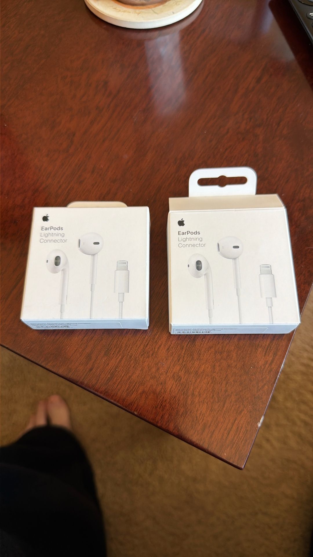 2 Brand New Apple EarPods lightning Connector Model A1748