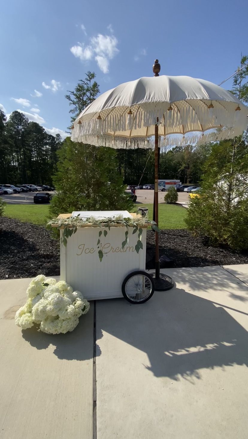 Wedding Ice Cream Cart