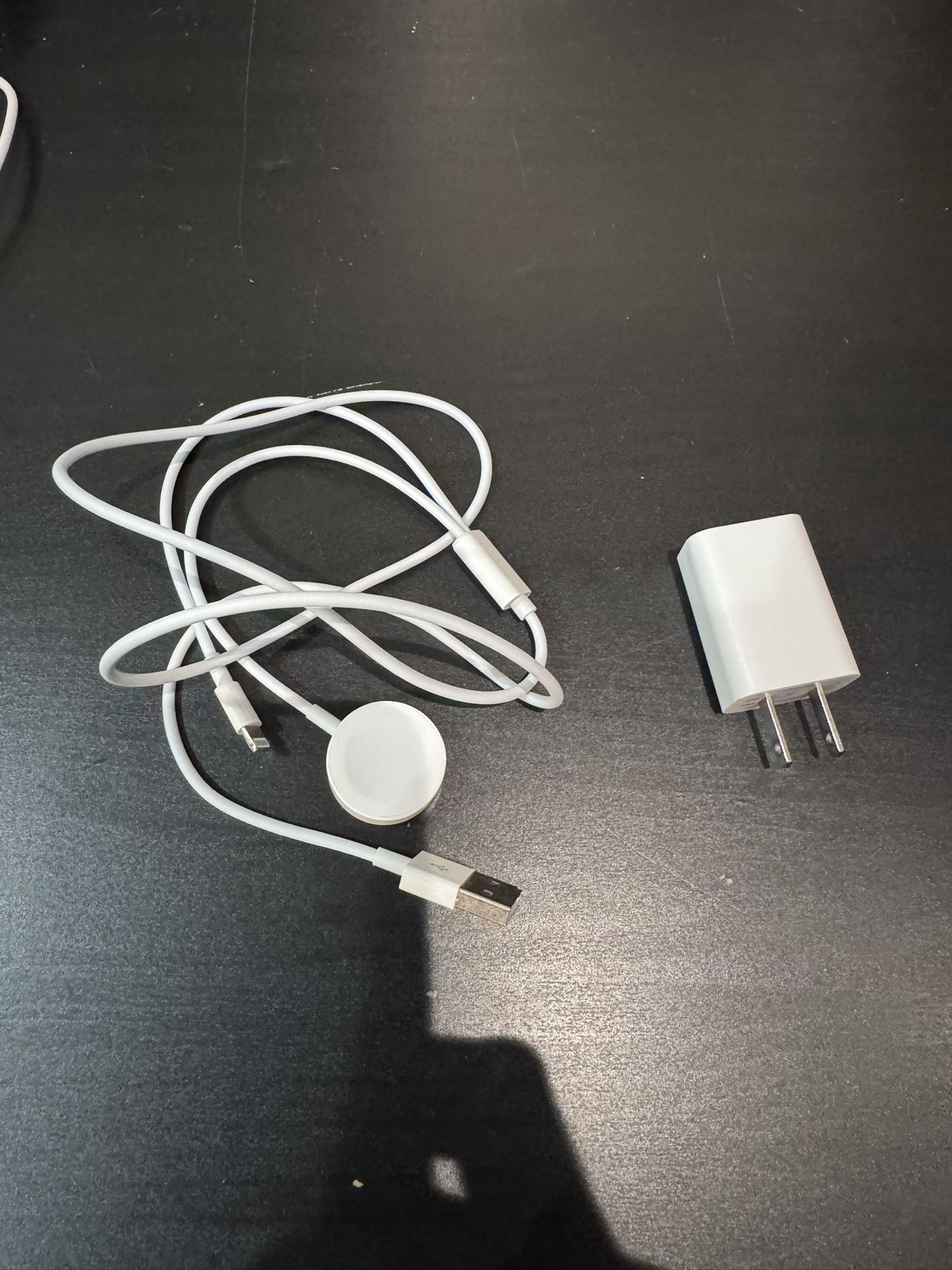 Dual Apple Charger – Lightning + Apple Watch Magnetic Charging Cable with Wall Plug