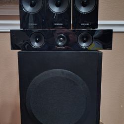 .SAMSUNG MODEL PS-EW2-2,  PS-ES3-1, & PS-EC2-1 SPEAKER SYSTEM  Not Wires 