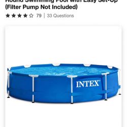 Intex 10’ Circle Pool Steel Frame