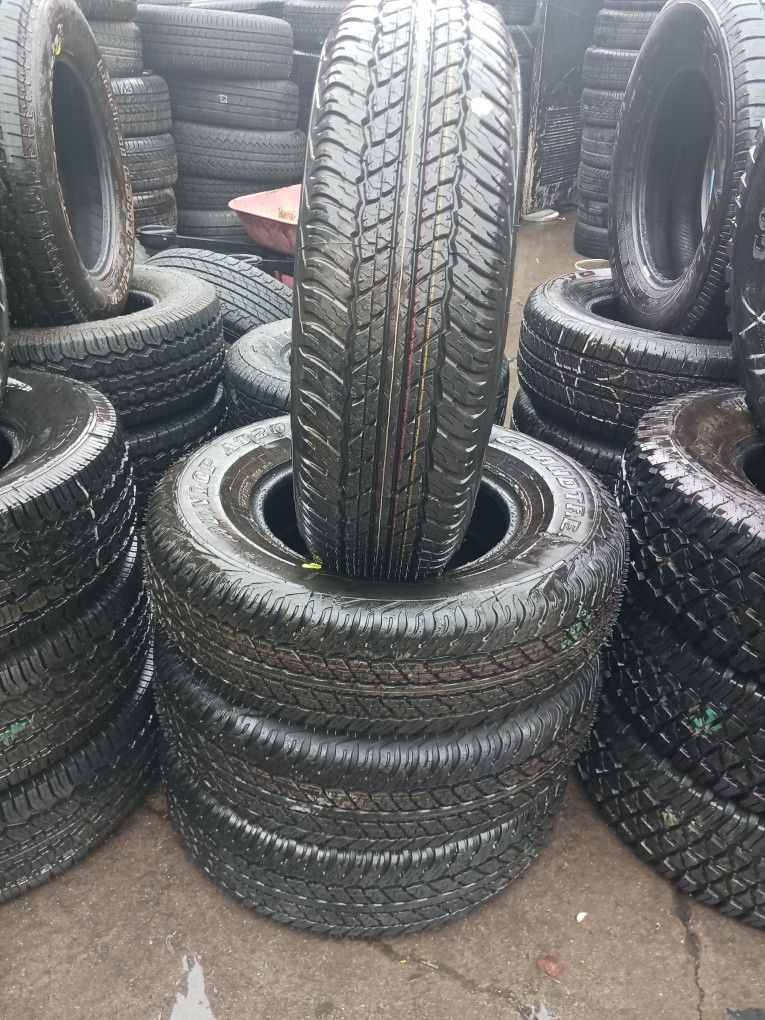 Set of 4 Dunlop Grandtrek Touring A/S (MO) 255/50R19 107H XL Used