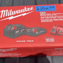 milwaukee battery and charger kit 