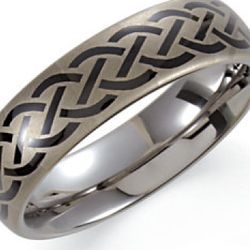 Mens Wedding Band Tungsten 