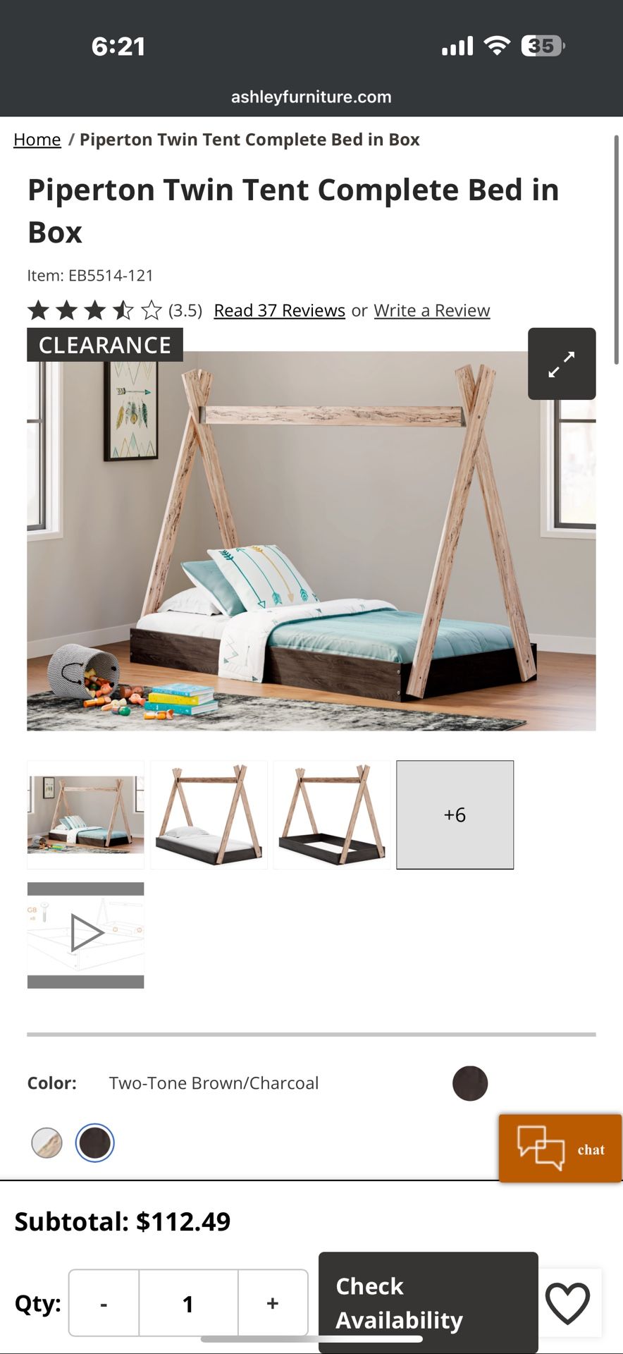 Twin Tent Bed