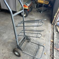 Saddle rack cart