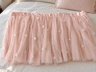 BRAND NEW Monique Lhuillier Ethereal Tulle Crib Skirt – Blush Pink