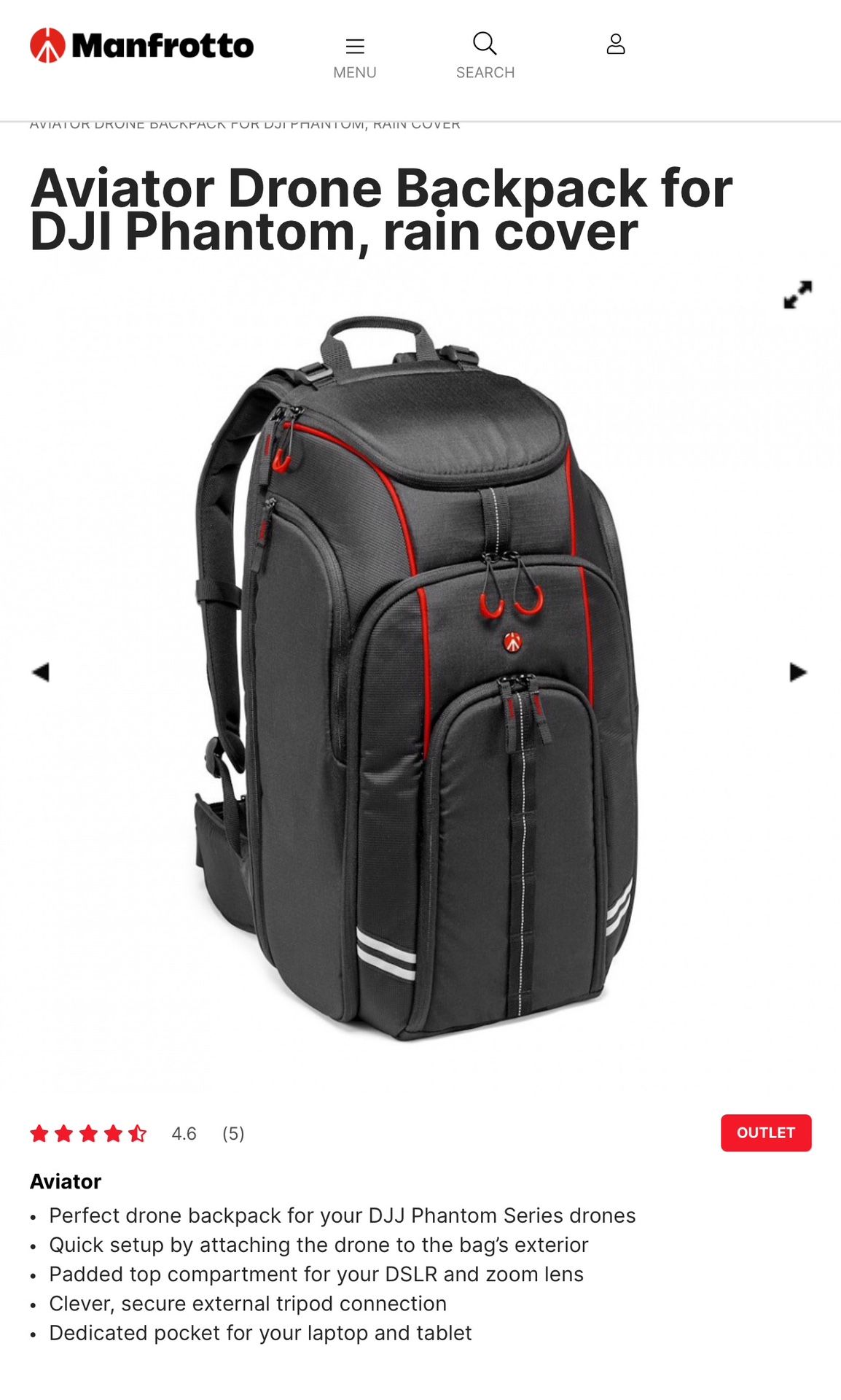 Manfrotto Aviator Drone Backpack