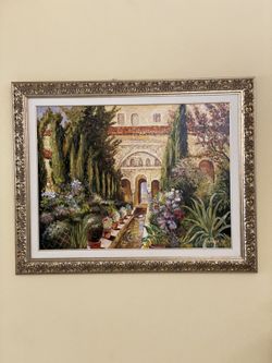 painting  40  in HIGH  BY 50 in WIDTH