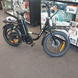 Ebike  1500W 48V Electric Bike for Adult, 20 MPH & 80 Miles Dual Disc Brakes Step-Thru 7 speed ,LED