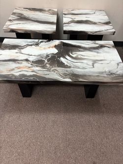 3 Pc Coffee Table Set