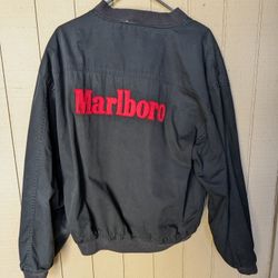 Vintage Reversible Marlboro Bomber Jacket Size Large