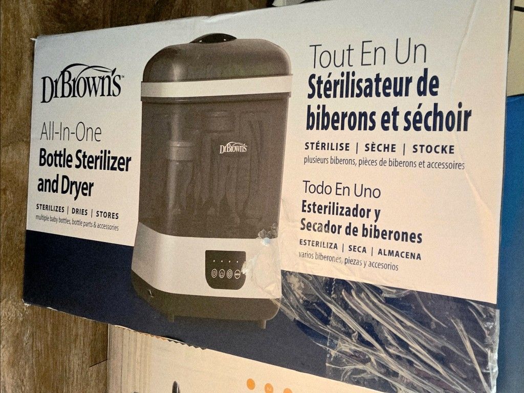 Dr. Brown's All-in-One Sterilizer & Dryer for Baby Bottles, Parts & Other Essentials NEW IN BOX