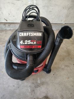 Craftsman 4.25 wet dry vacuum blower 12 gallon tank