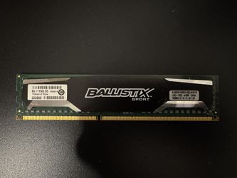 Crucial Ballistix Sport 8gb DDR3 Desktop Ram / Memory