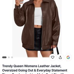 Women's Xl Leather Jacket 