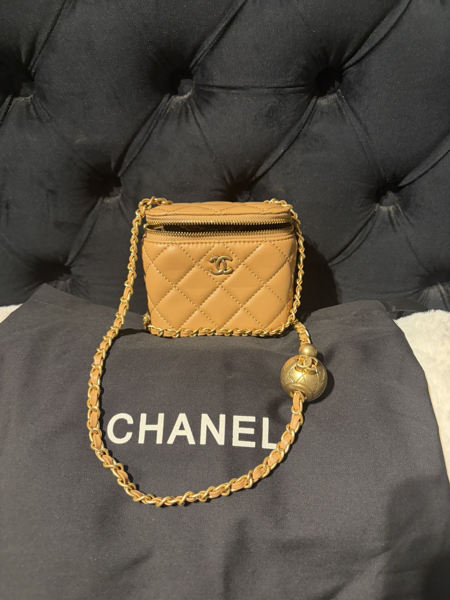 CHANEL Vanity Pearl Crush Mini Bag