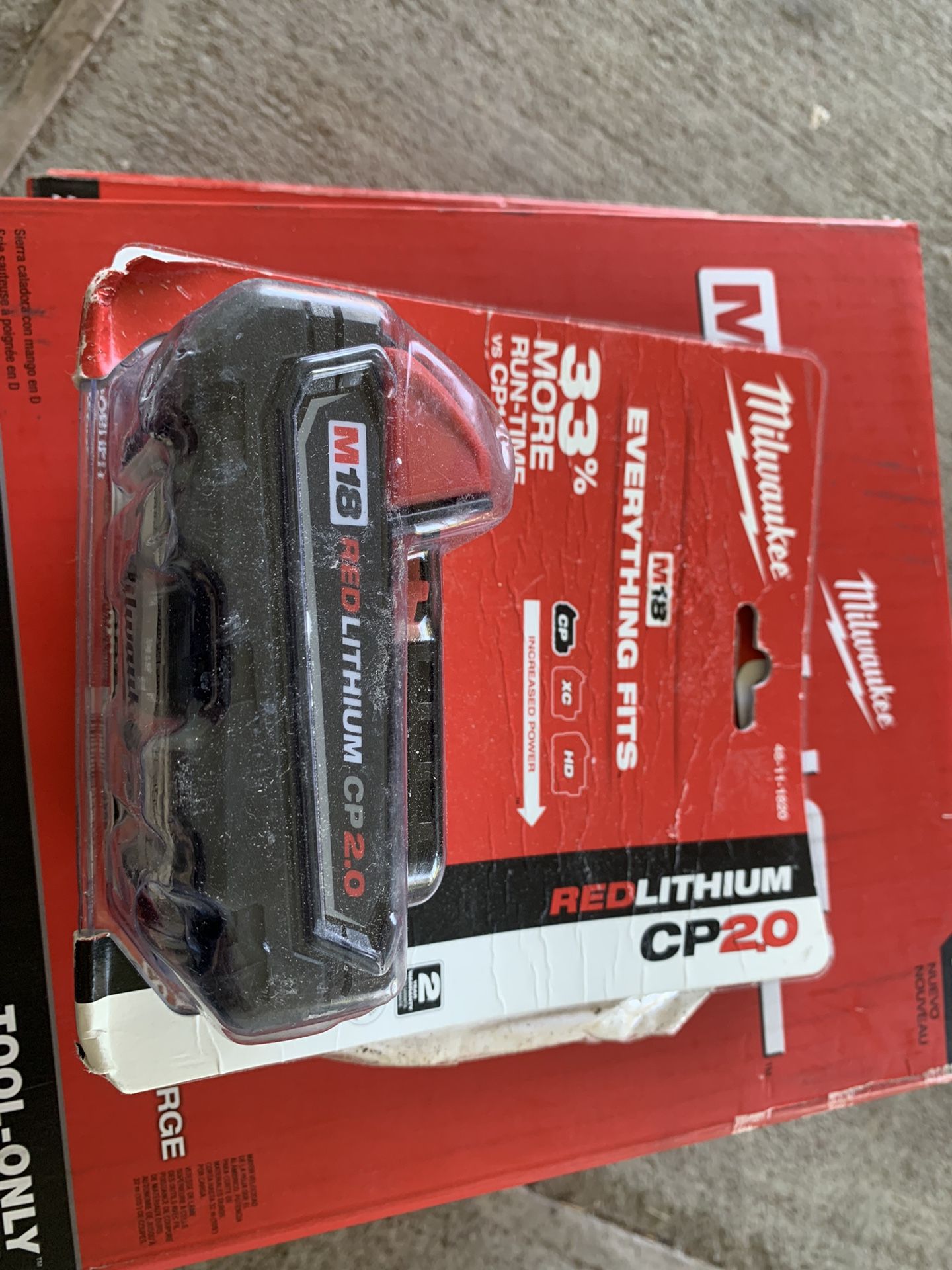 Milwaukee 2.0 Ah Battery New