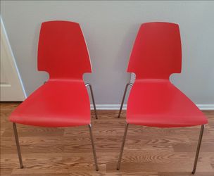 Set of 2 Ikea Vilmar Dining Chairs