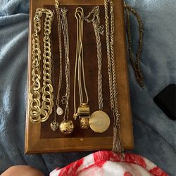 Lot Of Golden Chains 